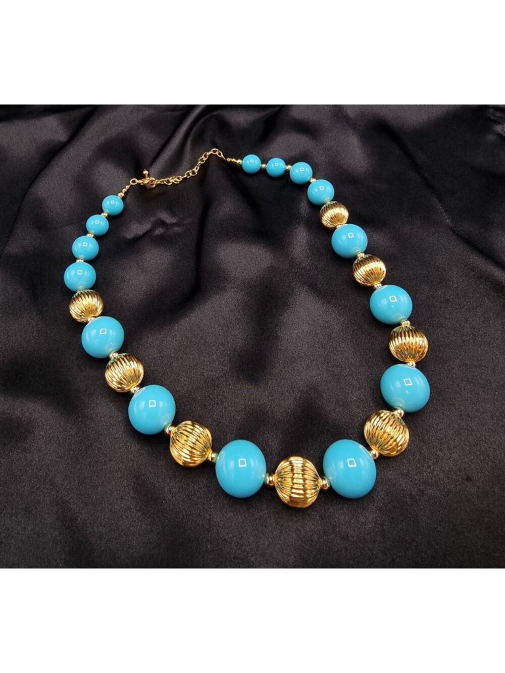 Vintage Early 2000's Joan Rivers Signed Large Beaded Necklace